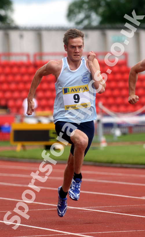 Alex McNally (Cambridge) 100m senior boys